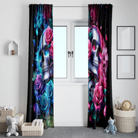 Couple Skull Window Curtain I Could Be Your Best Friend Or Your Worst Fucking Enemy - Wonder Print Shop
