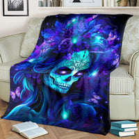 Skull Girl Blanket Yes I'm A Bitch But Not Yours