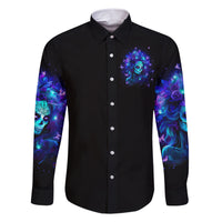 Skull Girl Family Matching Short Sleeve Bodycon Dress and Hawaiian Shirt Yes I'm A Bitch But Not Yours - Wonder Print Shop