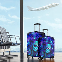 Skull Girl Luggage Cover Yes I'm A Bitch But Not Yours - Wonder Print Shop