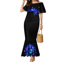 Skull Girl Mermaid Dress Yes I'm A Bitch But Not Yours - Wonder Print Shop