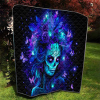 Skull Girl Quilt Yes I'm A Bitch But Not Yours - Wonder Print Shop