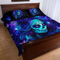 Skull Girl Quilt Bed Set Yes I'm A Bitch But Not Yours - Wonder Print Shop