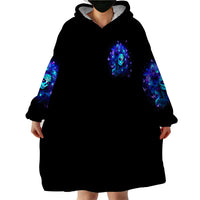 Skull Girl Wearable Blanket Hoodie Yes I'm A Bitch But Not Yours - Wonder Print Shop