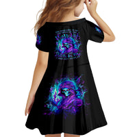 Flame Girl Skull Family Matching Puletasi and Hawaiian Shirt The Good Girl In Me Got Tired Of The Bullshit - Wonder Print Shop