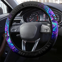Flame Girl Skull Steering Wheel Cover The Good Girl In Me Got Tired Of The Bullshit - Wonder Print Shop
