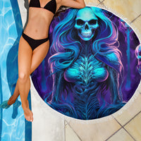 Witch Skull Beach Blanket Wake Up Beasuty I't Time To Beast - Wonder Print Shop