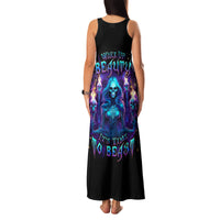 Witch Skull Family Matching Tank Maxi Dress and Hawaiian Shirt Wake Up Beasuty I't Time To Beast - Wonder Print Shop