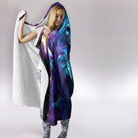 Witch Skull Hooded Blanket Wake Up Beasuty I't Time To Beast