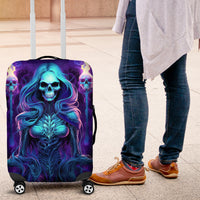 Witch Skull Luggage Cover Wake Up Beasuty I't Time To Beast - Wonder Print Shop