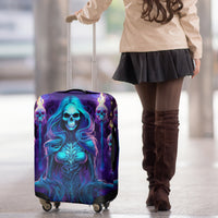 Witch Skull Luggage Cover Wake Up Beasuty I't Time To Beast - Wonder Print Shop