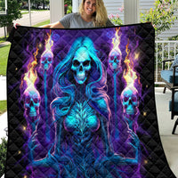 Witch Skull Quilt Wake Up Beasuty I't Time To Beast - Wonder Print Shop