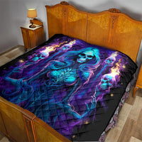 Witch Skull Quilt Wake Up Beasuty I't Time To Beast - Wonder Print Shop