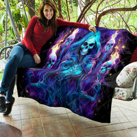 Witch Skull Quilt Wake Up Beasuty I't Time To Beast - Wonder Print Shop