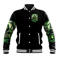 Flame Reaper Skull Baseball Jacket I'm Not Anti Social I'm Just Not User Friendly - Wonder Print Shop