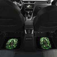 Flame Reaper Skull Car Mats I'm Not Anti Social I'm Just Not User Friendly - Wonder Print Shop