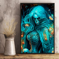 Witch Skull Canvas Wall Art She Whispered Back Iam The Storm - Wonder Print Shop