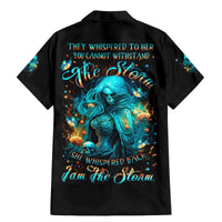 Witch Skull Family Matching Mermaid Dress and Hawaiian Shirt She Whispered Back Iam The Storm - Wonder Print Shop
