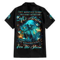 Witch Skull Hawaiian Shirt She Whispered Back Iam The Storm - Wonder Print Shop