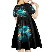 Witch Skull Kid Short Sleeve Dress She Whispered Back Iam The Storm - Wonder Print Shop