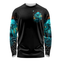 Witch Skull Long Sleeve Shirt She Whispered Back Iam The Storm - Wonder Print Shop