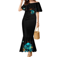 Witch Skull Mermaid Dress She Whispered Back Iam The Storm - Wonder Print Shop