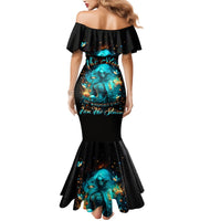 Witch Skull Mermaid Dress She Whispered Back Iam The Storm - Wonder Print Shop