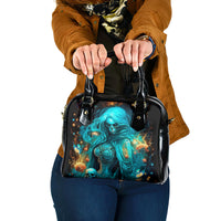 Witch Skull Shoulder Handbag She Whispered Back Iam The Storm