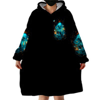 Witch Skull Wearable Blanket Hoodie She Whispered Back Iam The Storm - Wonder Print Shop