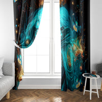 Witch Skull Window Curtain She Whispered Back Iam The Storm - Wonder Print Shop