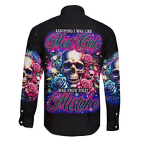 Rose Skull Family Matching Off Shoulder Maxi Dress and Hawaiian Shirt Assuming I Was Like Most Girls Was Your First Mistake - Wonder Print Shop