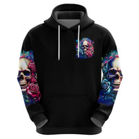 Rose Skull Hoodie Assuming I Was Like Most Girls Was Your First Mistake - Wonder Print Shop