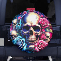 Rose Skull Spare Tire Cover Assuming I Was Like Most Girls Was Your First Mistake - Wonder Print Shop