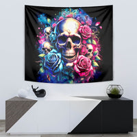 Rose Skull Tapestry Assuming I Was Like Most Girls Was Your First Mistake - Wonder Print Shop