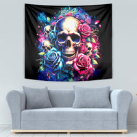 Rose Skull Tapestry Assuming I Was Like Most Girls Was Your First Mistake - Wonder Print Shop