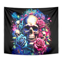 Rose Skull Tapestry Assuming I Was Like Most Girls Was Your First Mistake - Wonder Print Shop