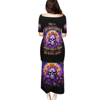 Sunflower Skull Puletasi She Is Sunshine Mixed With A Little Hurricane - Wonder Print Shop