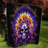 Sunflower Skull Quilt She Is Sunshine Mixed With A Little Hurricane - Wonder Print Shop