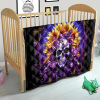 Sunflower Skull Quilt She Is Sunshine Mixed With A Little Hurricane - Wonder Print Shop