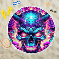Thunder Skull Beach Blanket Love Me Like My Demons Do - Wonder Print Shop