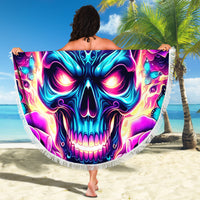 Thunder Skull Beach Blanket Love Me Like My Demons Do - Wonder Print Shop