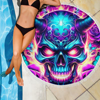 Thunder Skull Beach Blanket Love Me Like My Demons Do - Wonder Print Shop