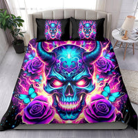 Thunder Skull Bedding Set Love Me Like My Demons Do - Wonder Print Shop