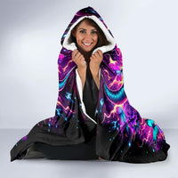 Thunder Skull Hooded Blanket Love Me Like My Demons Do