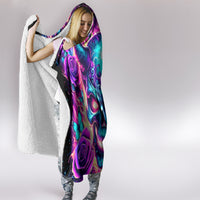 Thunder Skull Hooded Blanket Love Me Like My Demons Do