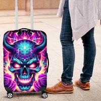 Thunder Skull Luggage Cover Love Me Like My Demons Do - Wonder Print Shop