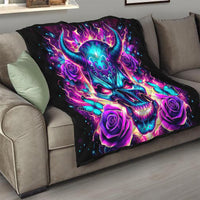 Thunder Skull Quilt Love Me Like My Demons Do - Wonder Print Shop