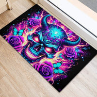Thunder Skull Rubber Doormat Love Me Like My Demons Do - Wonder Print Shop