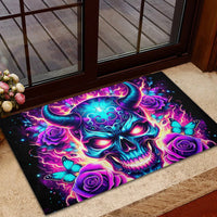 Thunder Skull Rubber Doormat Love Me Like My Demons Do - Wonder Print Shop