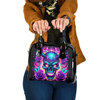 Thunder Skull Shoulder Handbag Love Me Like My Demons Do
